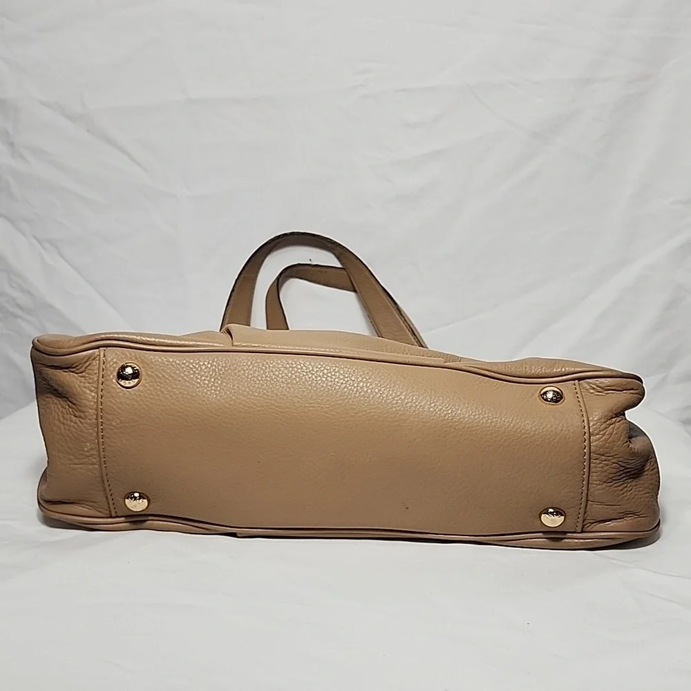 MICHAEL KORS FULTON XL Leather Tote Bag Satchel Shoulder Bag Multi‎ Section Hobo